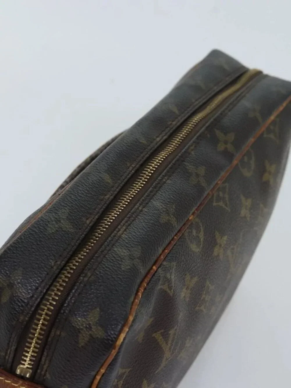 LOUIS VUITTON Monogram Compiegne 28 Clutch Bag M51845 LV Auth